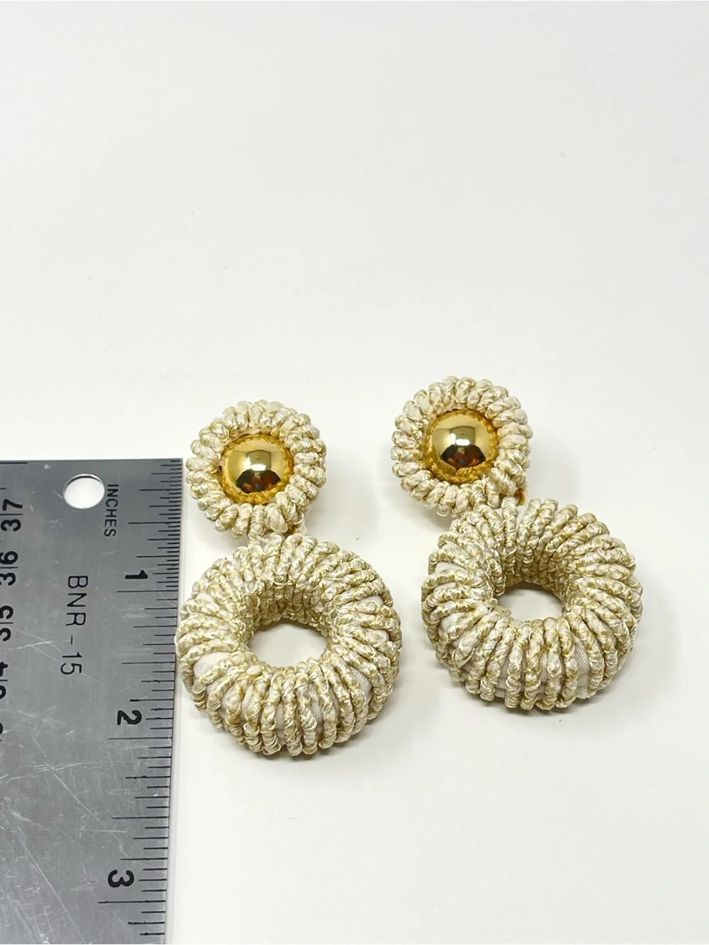 New Anthropologie Drop Dangle Thread Earrings